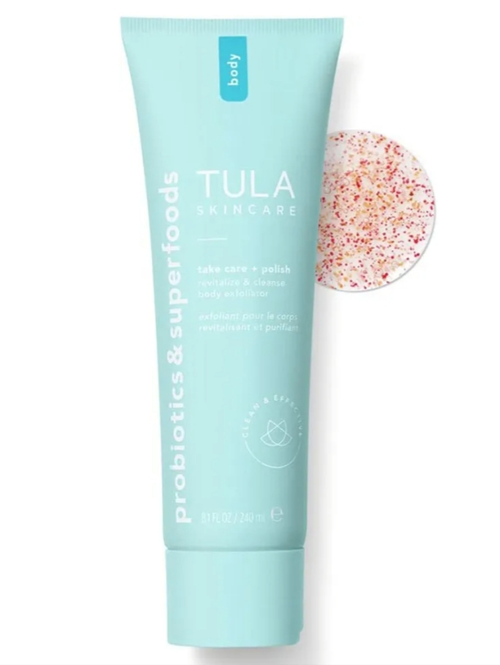 Tula Body Take Care + Polish Cleanser And Exfoliator